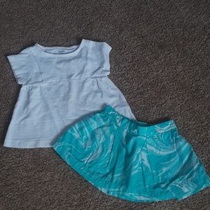 Girl skirt set